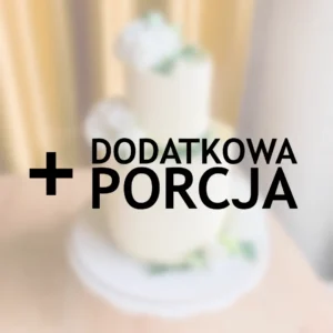 Dodatkowa porcja artystycznego tortu piętrowego